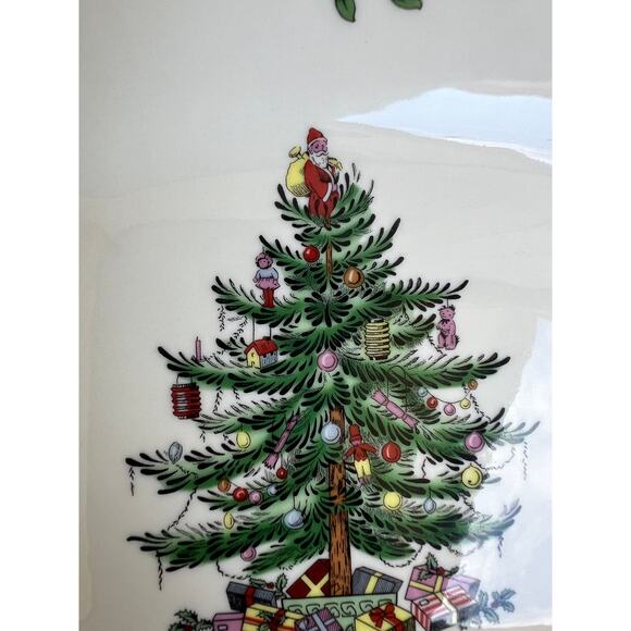 Spode Christmas Tree Bread Tray 15 1/2” - Picture 2 of 11